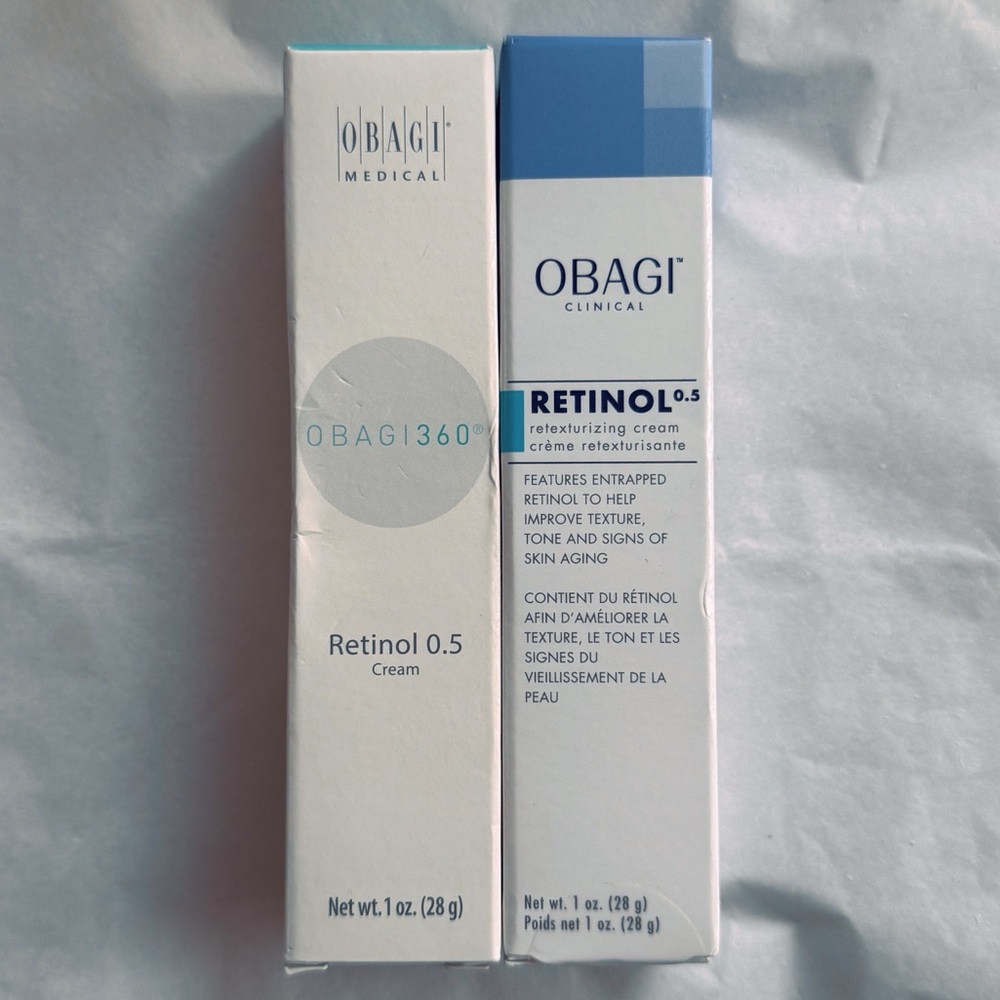 NIB SET OF 2 Obagi Medical 0.5 Retinol Cream